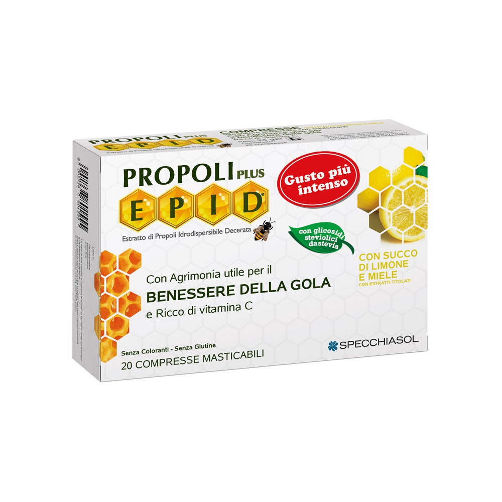 Propóleos Epid Plus Miel Limón 20 Comprimidos Masticables-2