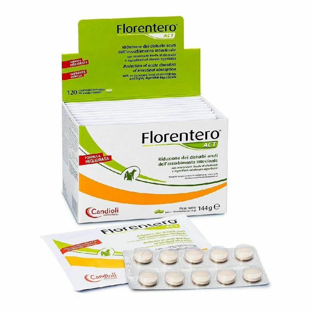 Florentero Act Pienso Complementario Perros/Gatos 120 Comprimidos-3