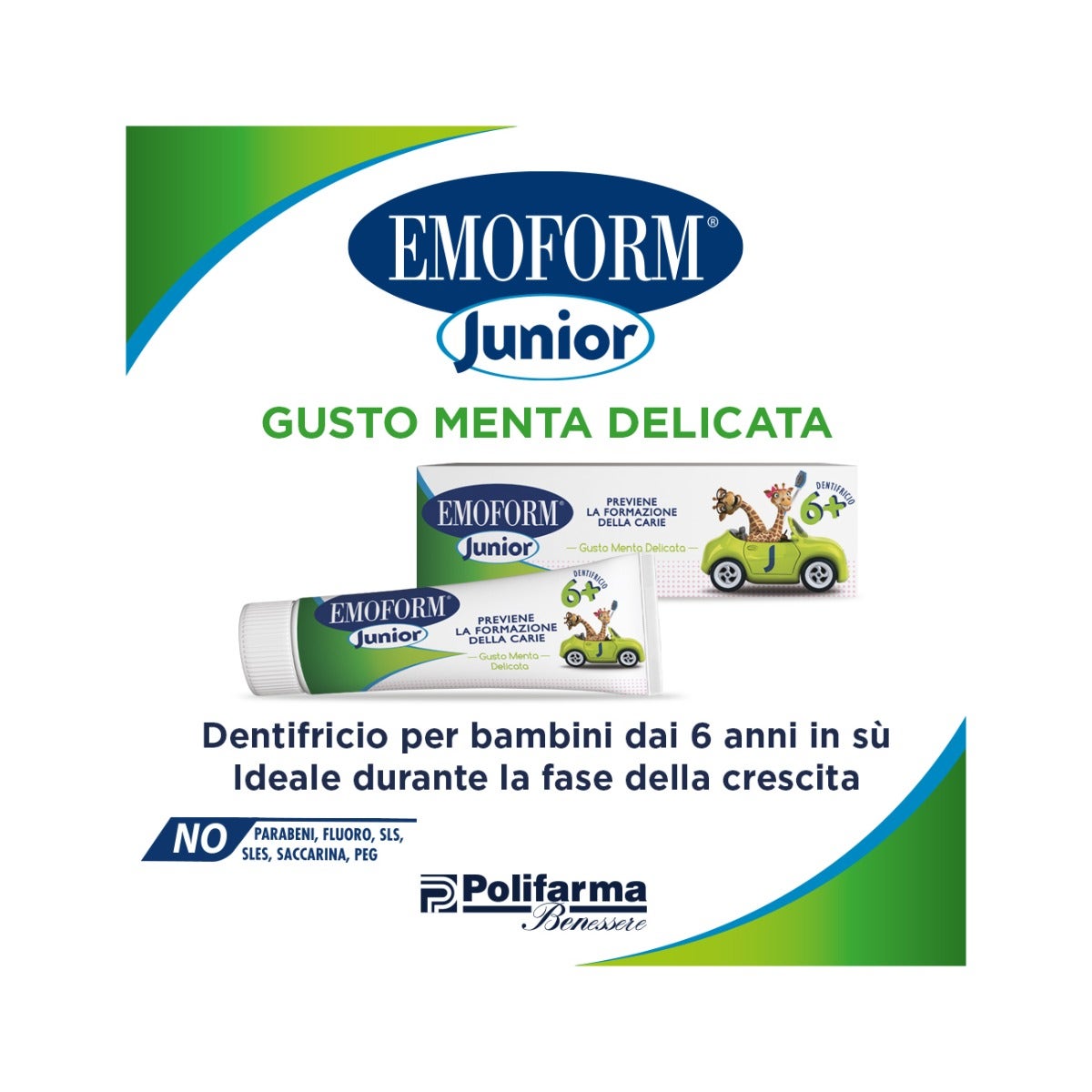 Emoform Junior Pasta de dientes 6+ 75ml-2