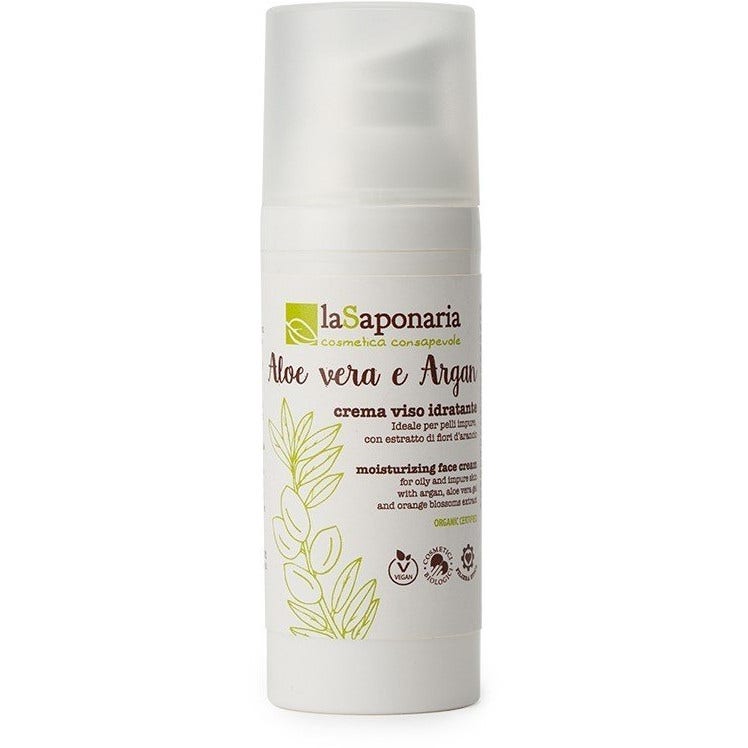 La Saponaria Crema Facial Hidratante Aloe Vera Y Argán 50ml-1