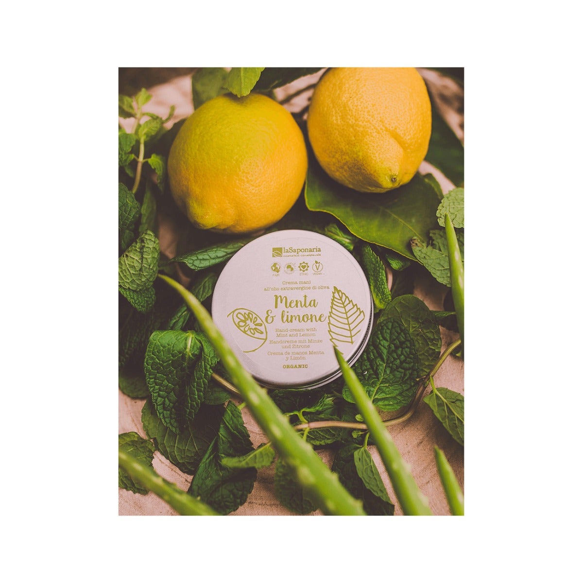 La Saponaria Crema de Manos Menta y Limón 60ml-2