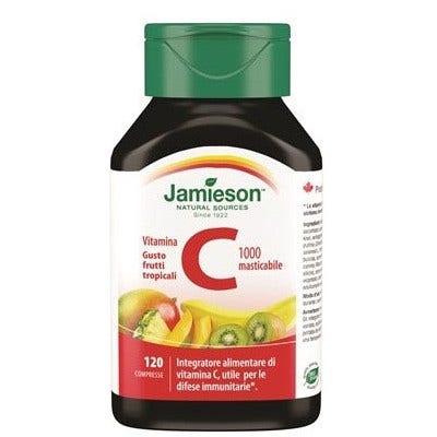 Jamieson Vitamina C 1000 Frutas Tropicales 120 Comprimidos-3
