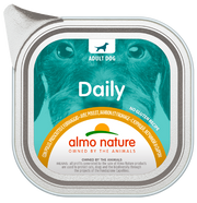 Almo Nature Daily Comida Húmeda Menú Pollo / Jamón / Queso Para Perros Adultos Bandeja 100g-2