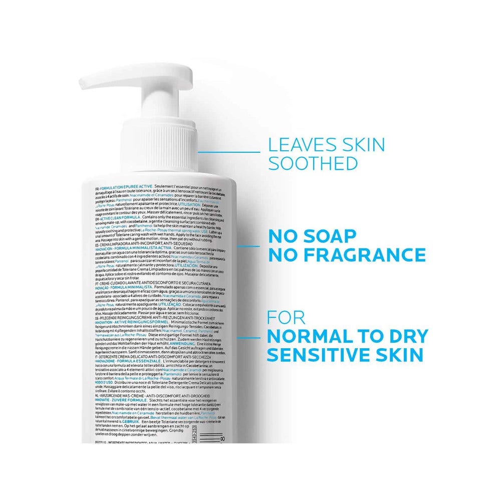 La Roche-Posay Toleriane Crema Limpiadora 400 ml-3