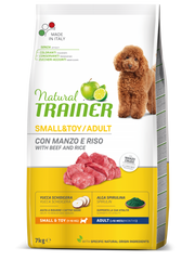 Entrenador Natural Croquetas Ternera/Arroz Para Perros Adultos Bolsa Tamaño Pequeño 7kg-2