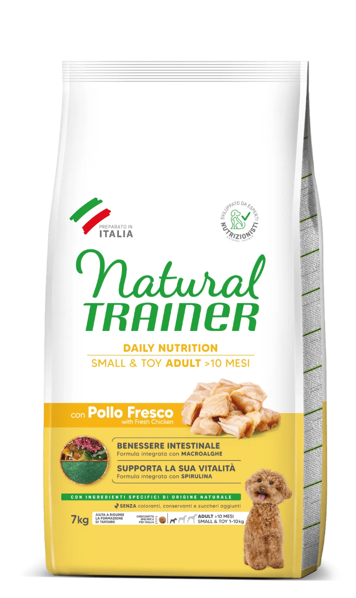 Entrenador natural Croquetas de pollo/arroz para perros adultos de raza pequeña 7 kg-4
