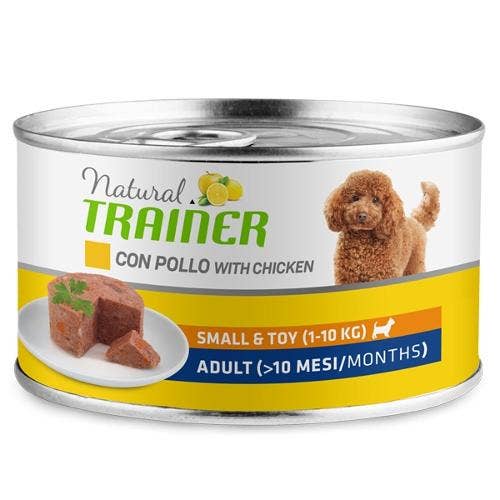 Pollo/arroz naturales de la comida húmeda del amaestrador para la lata tamaño pequeño 150g de los perros adultos-1