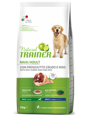 El Entrenador Natural Croqueta Jamón/Arroz Crudo Para Perros Adultos Bolsa De Gran Tamaño 12kg-2