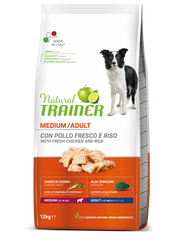Entrenador Natural Croquetas De Pollo / Arroz / Algas Espirulina Para Perros Adultos Tamaño Mediano Bolsa 12kg-2