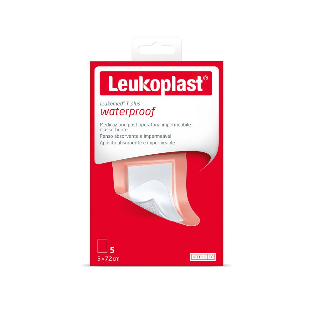 Leukomed T Plus Apósito Postoperatorio Impermeable Transparente 7,2X5cm-2