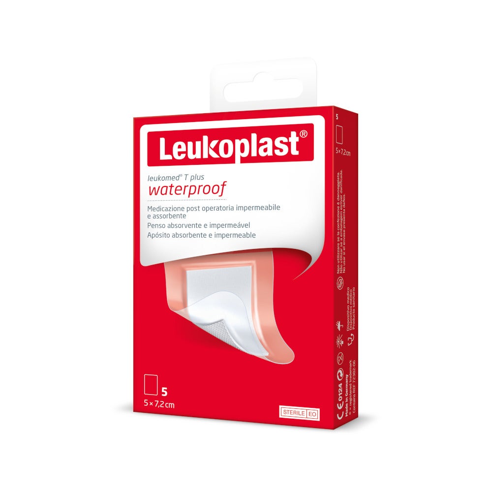 Leukomed T Plus Apósito Postoperatorio Impermeable Transparente 7,2X5cm-4