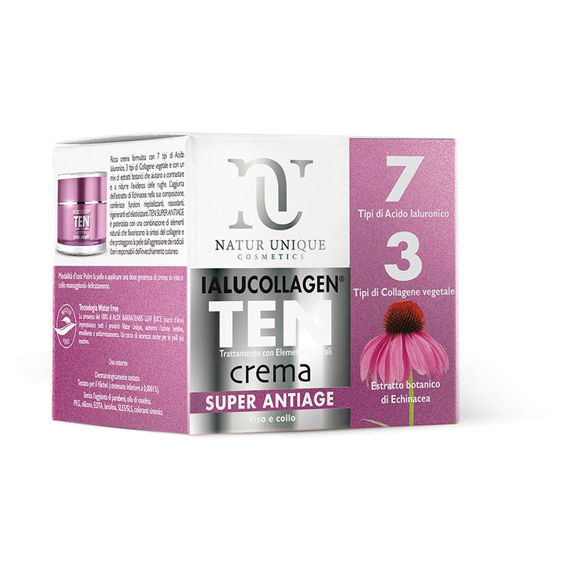Natur Unique Ialucollagen Ten Cream Súper Antiedad Crema Facial 50ml-2