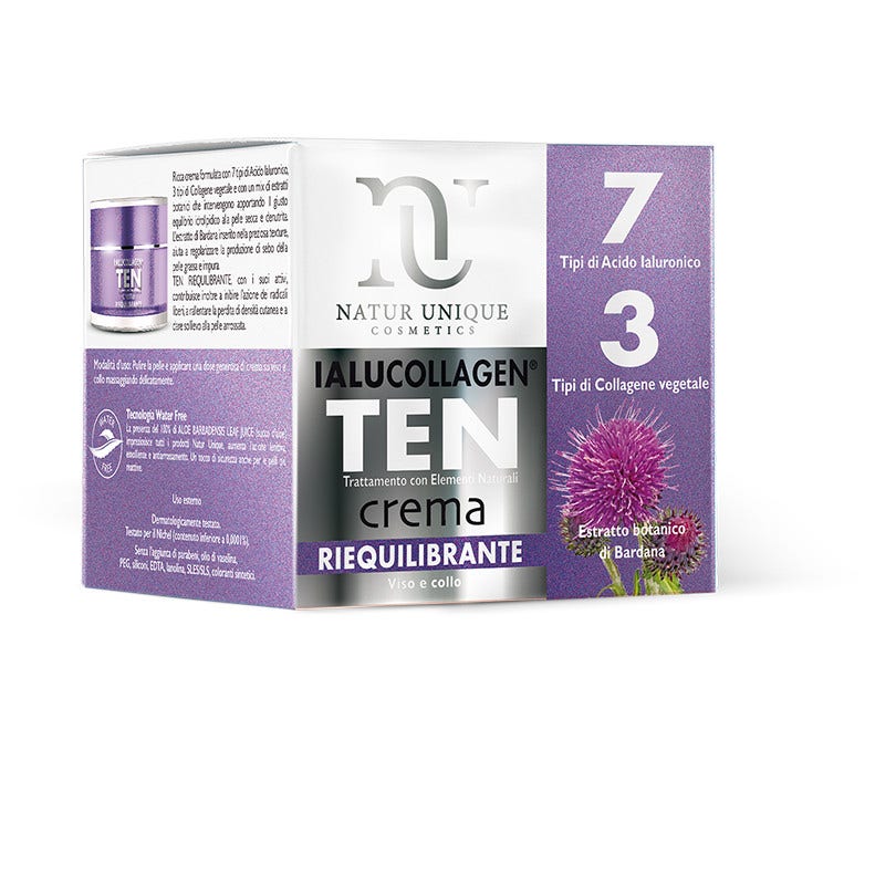 Natur Unique Ialucollagen Ten Cream Crema Facial Reequilibrante Pieles Mixtas 50ml-2