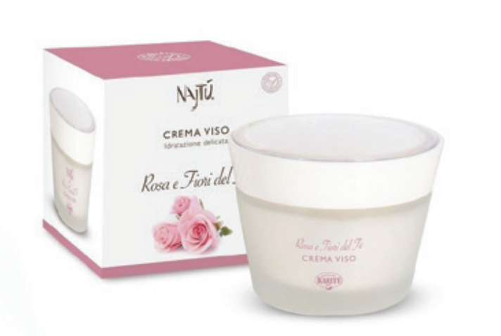 NajtÃ¹ Crema Facial Hidratante Rosa Y Flores De Té 50g-1