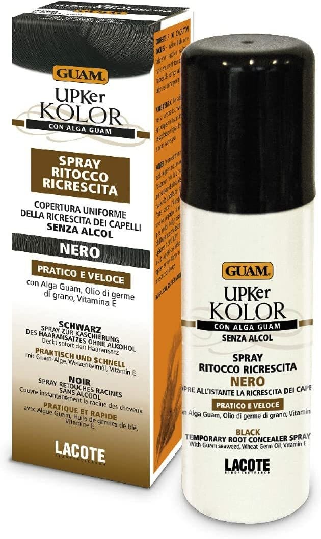 Guam Upker Kolor Corrector de Recrecimiento Negro Spray 75ml-2