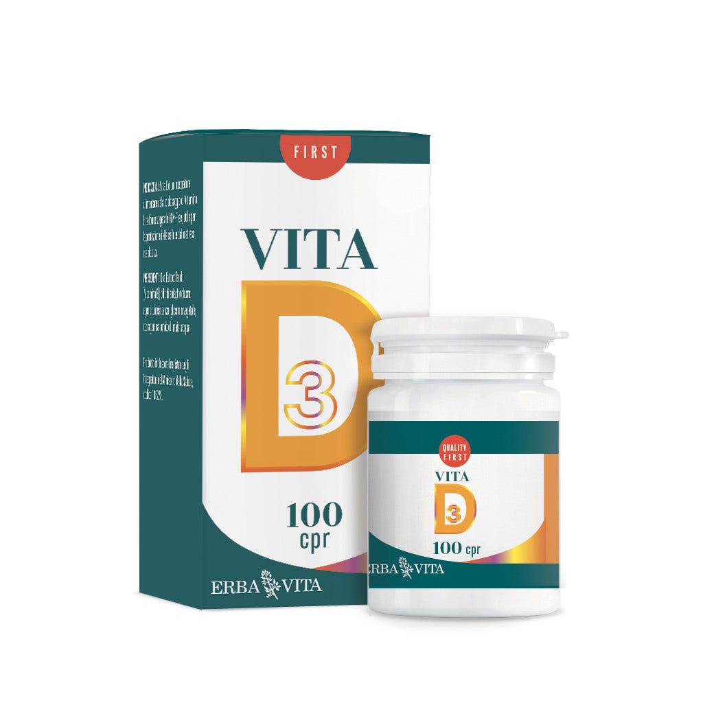 Erba Vita Vita D 100 Comprimidos Orosolubles 20g-4