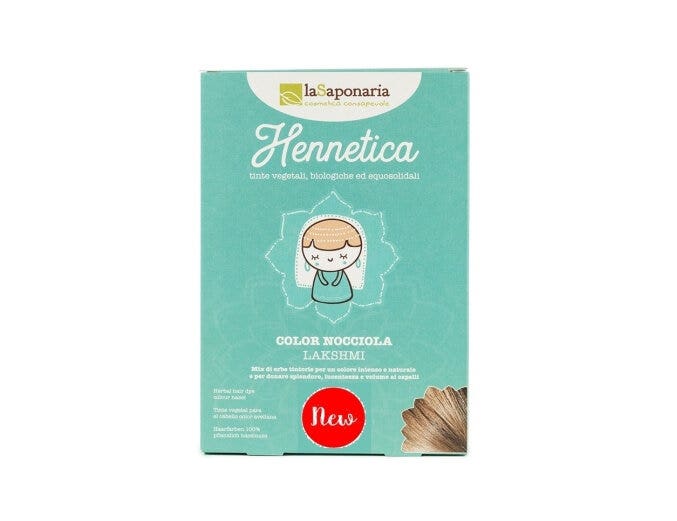 La Saponaria Tinta Vegetal Avellana Lakshmi 100g-3