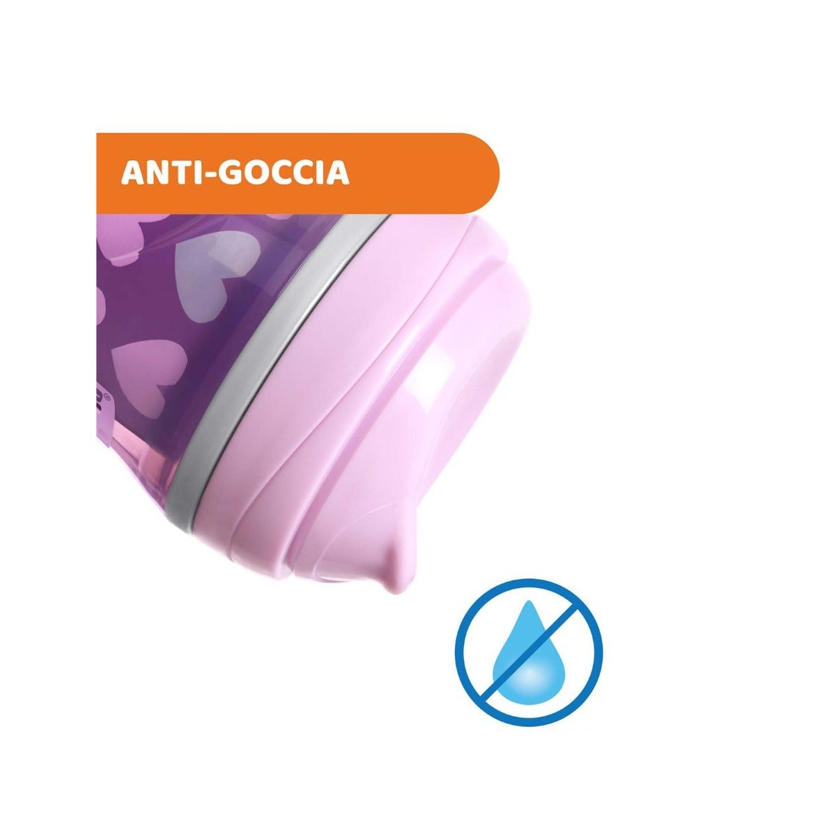 Taza Chicco Active Rosa para Niños 14 Meses+ 266ml-8