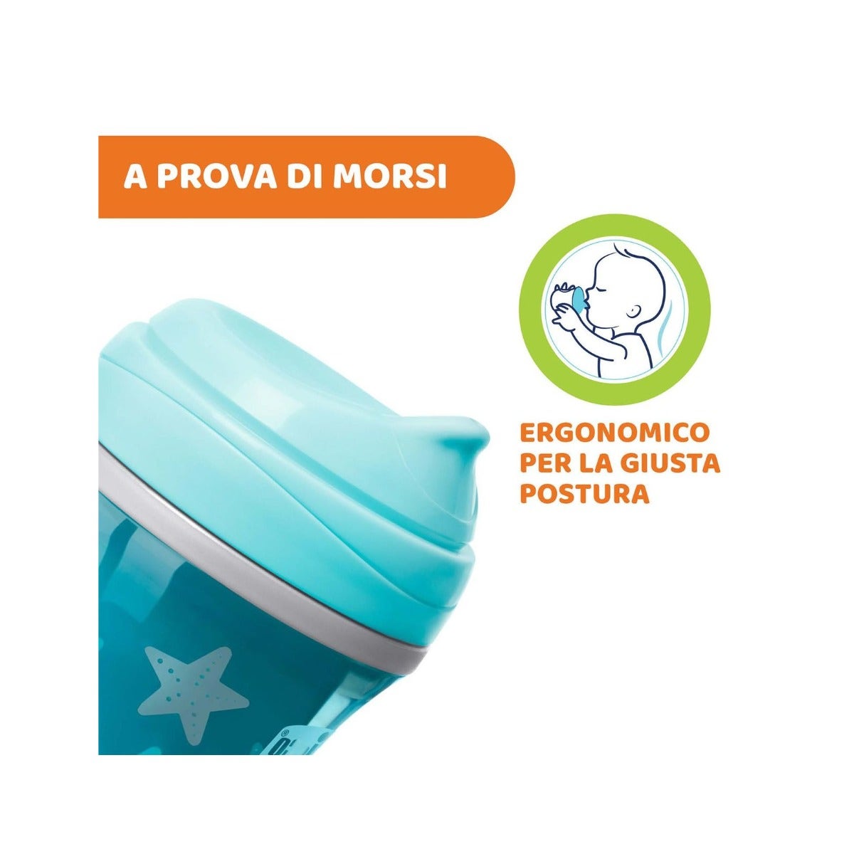 Taza Chicco Active Rosa para Niños 14 Meses+ 266ml-9