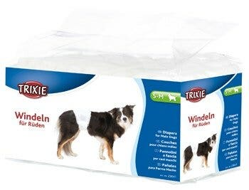 Trixie Pañales Band para Perros Adultos Machos Talla Mediana/Pequeña 12 Piezas-2