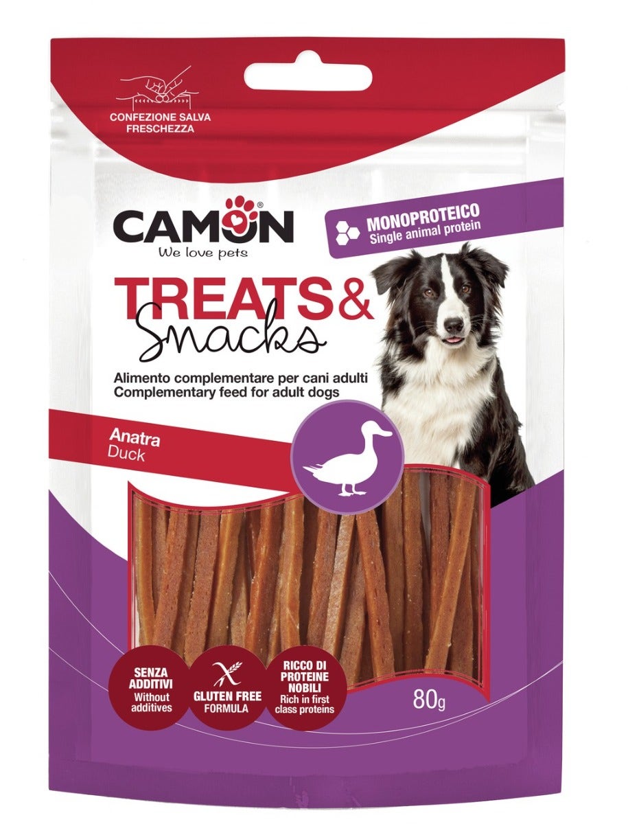 Camon Snack Tiras de Pato para Perros 80g-1