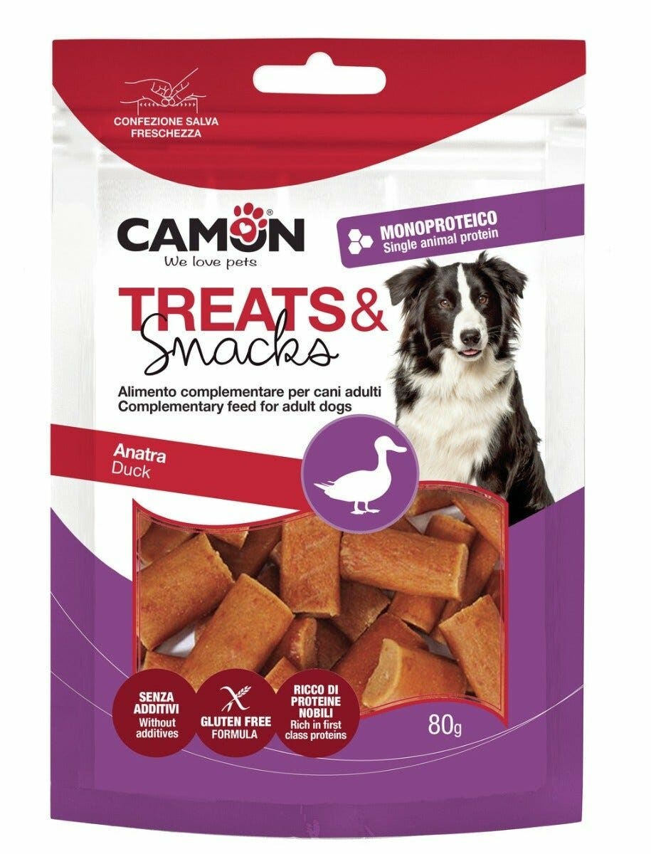 Camon Golosinas de Pato Stick para Perros 80g-4