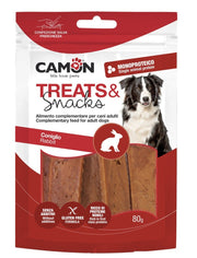 Camon Snack Cecina de Conejo para Perros 80g-1