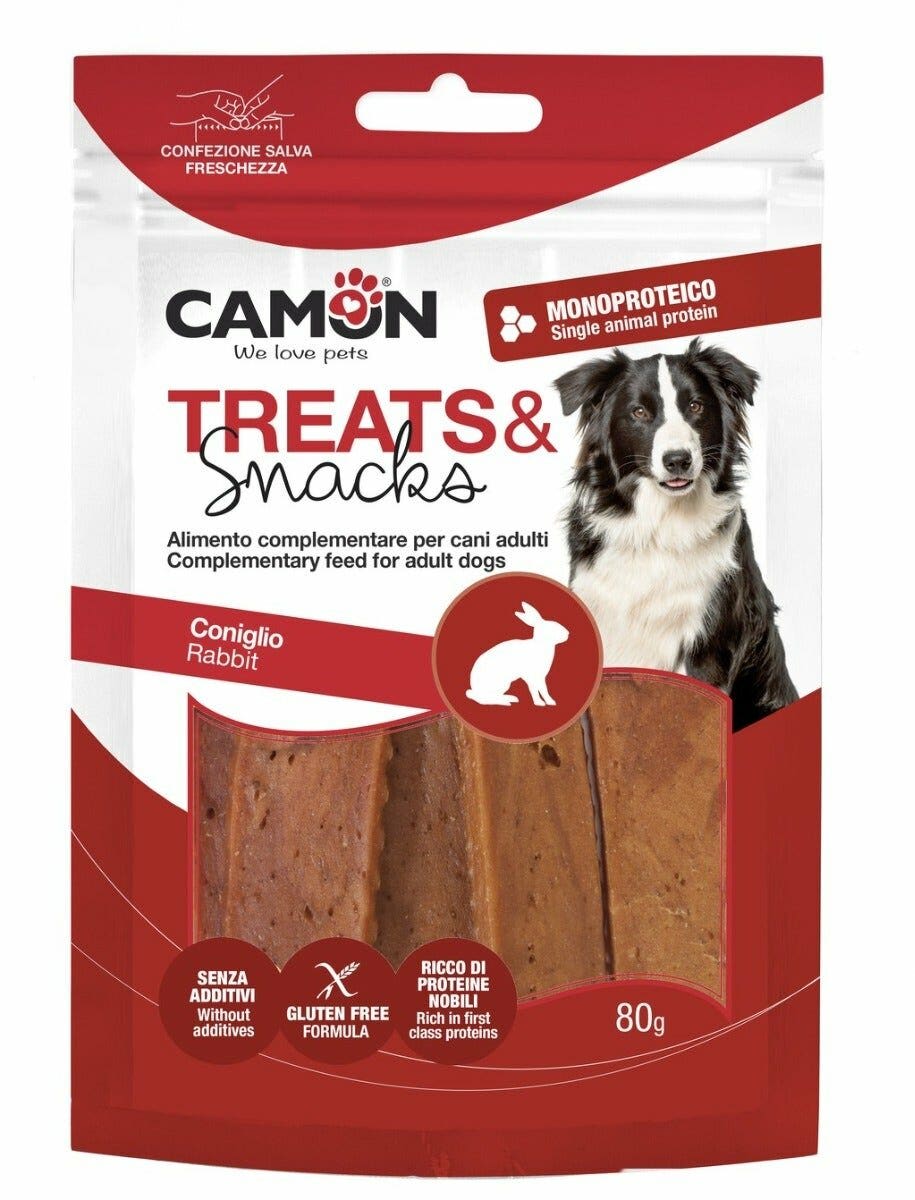 Camon Snack Cecina de Conejo para Perros 80g-3