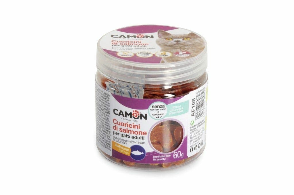 Camon Corazones de Salmón para Gatos 60g-4