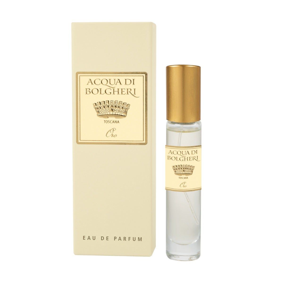 Acqua Di Bolgheri Perfume Mujer Monedero Dorado 15ml-1