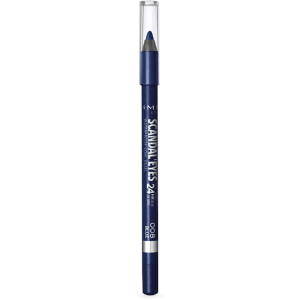 Lápiz de ojos a prueba de agua Scandaleyes de Rimmel Kohl 008 Azul-1