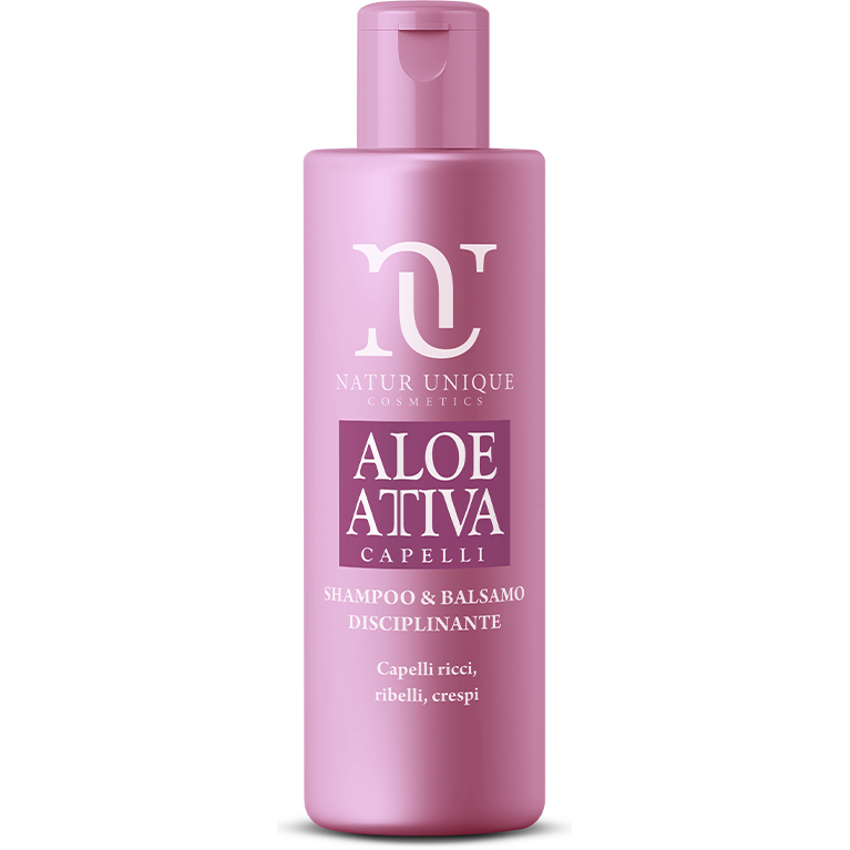 Natur Unique Aloe Attiva Champú y Acondicionador Disciplinador 250ml-1