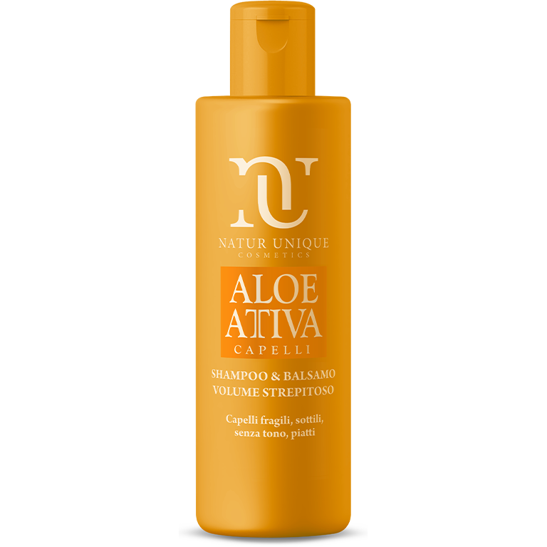 Natur Unique Aloe Active Champú y Acondicionador Increíble Volumen 250ml-1
