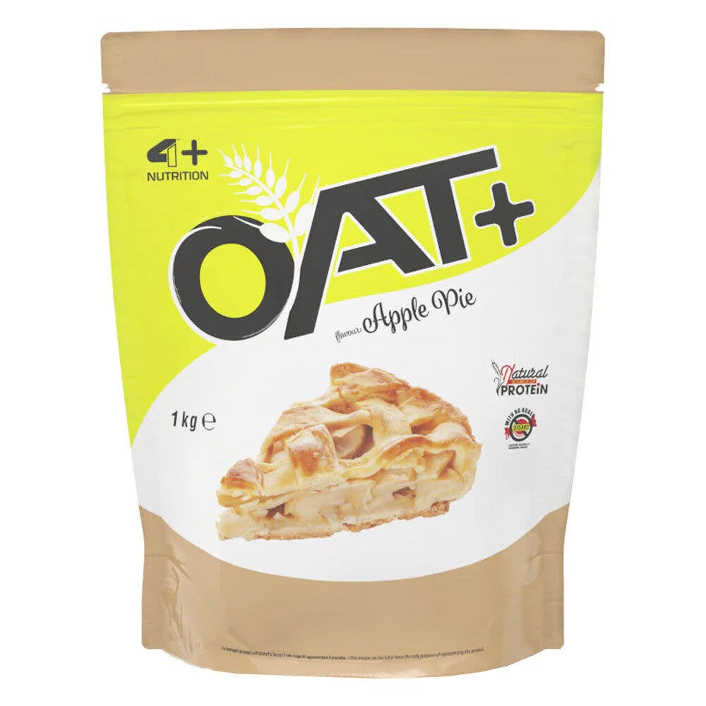 4+ Nutrition Oat+ Harina de Avena Sabor Tarta de Manzana 1kg-1