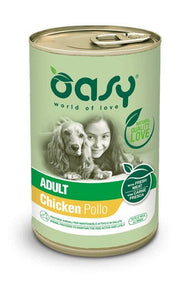 Oasy Wet Dog Lifestage Patè Pollo Comida Húmeda para Perros Adultos Lata 400g-1