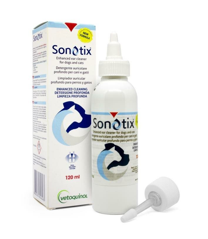 Sonotix Limpiador de Oídos Perros Gatos 120ml-4