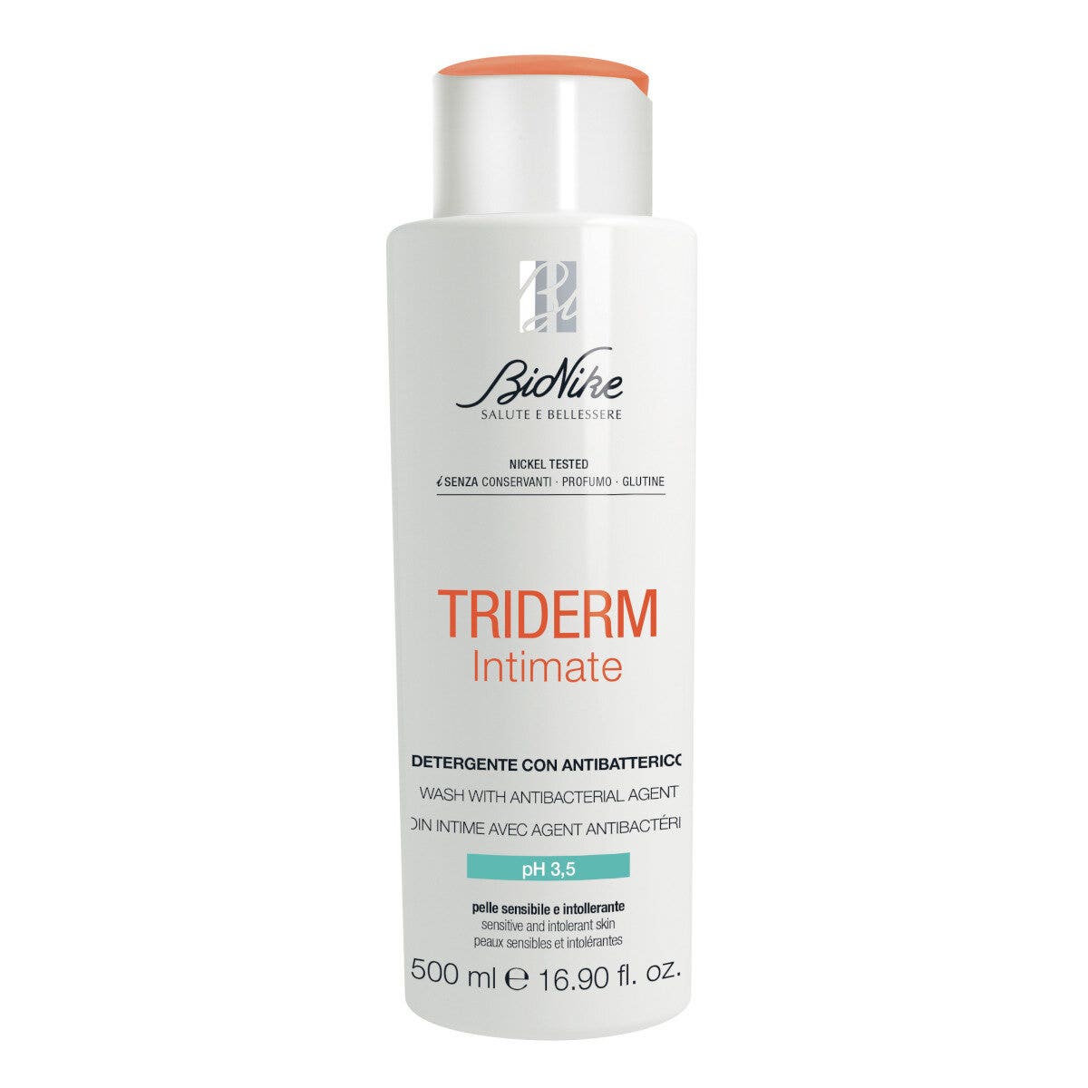 Bionike Triderm Intimate Limpiador Íntimo Con Antibacteriano 500ml-3