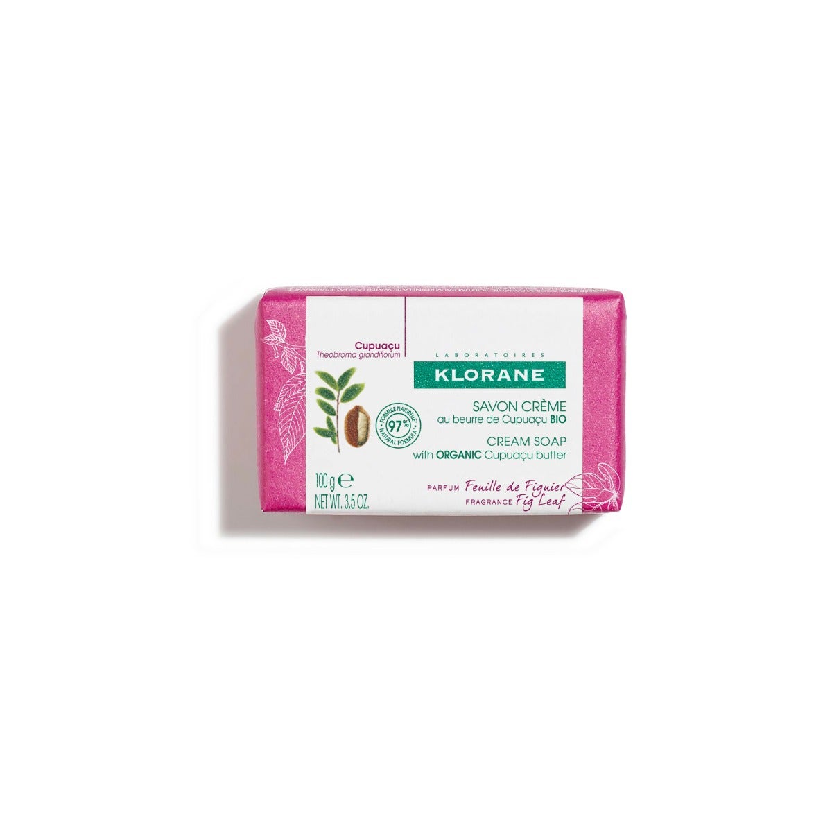 Klorane Jabon Crema Hojas de Higuera 100g-3