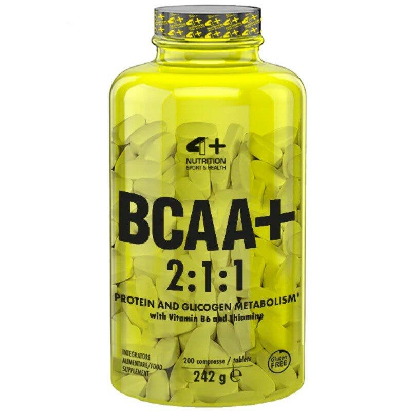 4+ Nutrición BCAA+ 250 Comprimidos-1