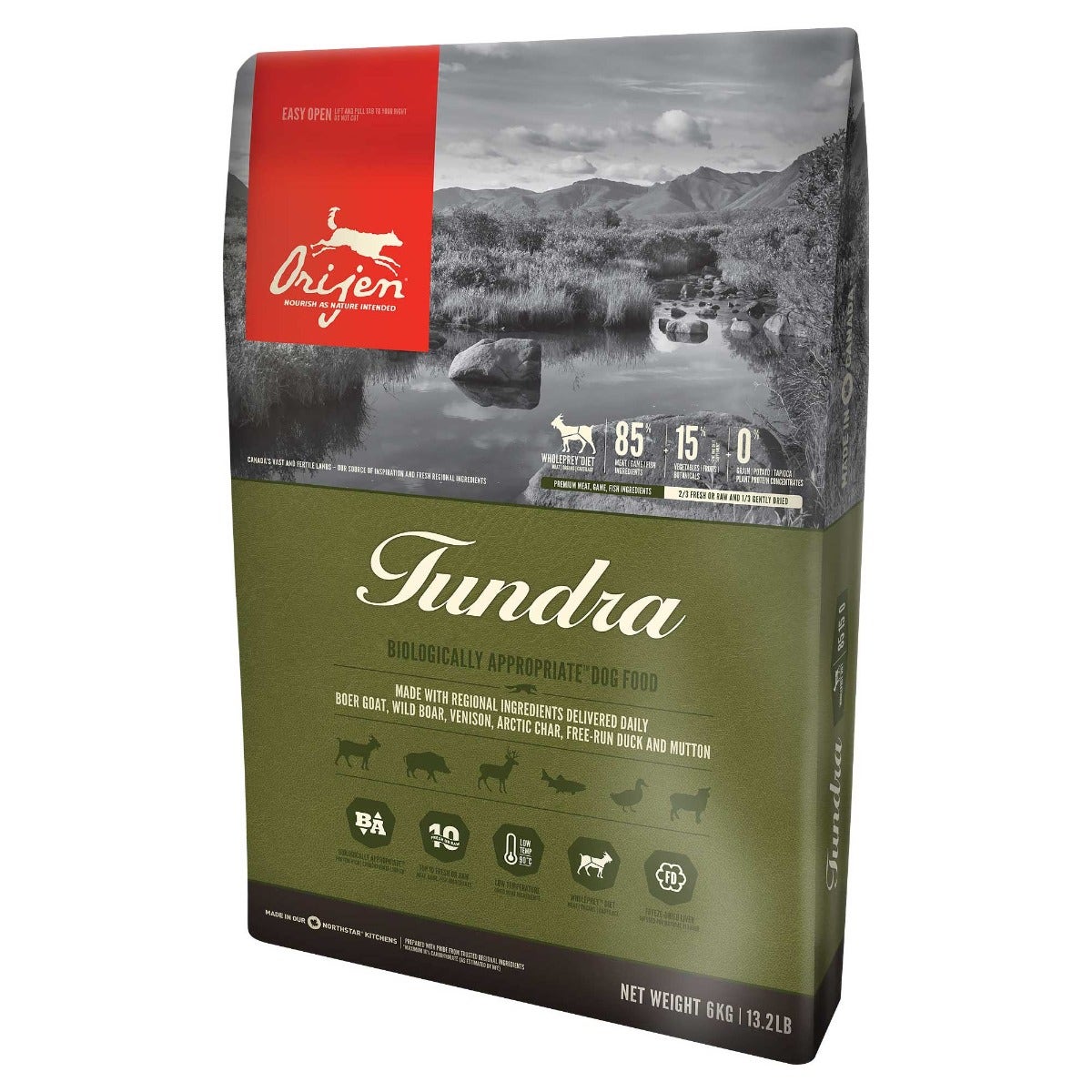 Orijen Croquetas Tundra con Cabra y Jabalí para Perros Bolsa 2kg-0