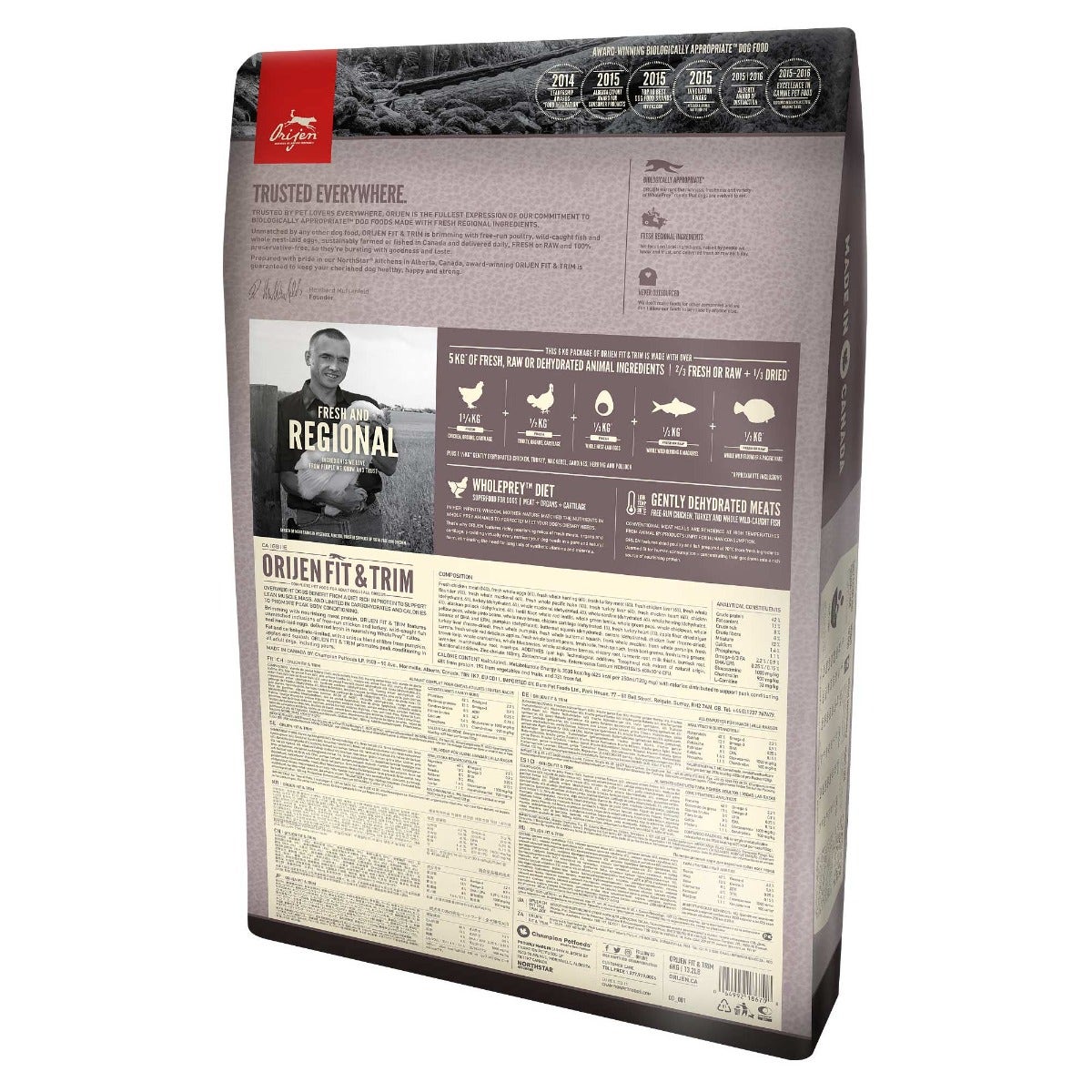 Orijen Fit E Trim Croquetas De Pollo Y Pavo Para Perros Con Sobrepeso Bolsa 11,4kg-1