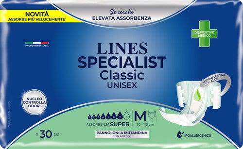 Lines Specialist Super M Panty Pañales 30 Piezas-2
