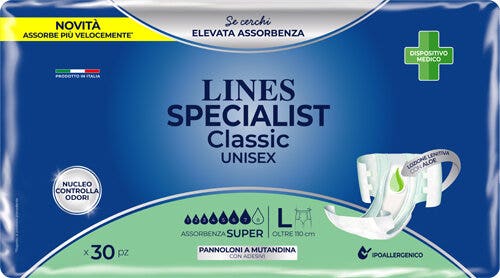 Lines Special Classic Pañalera Braguitas Super Large Talla 30 Piezas-2