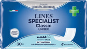 Lines Specialist Classic Pañal Rectangular Con Barrera 30 Piezas-1
