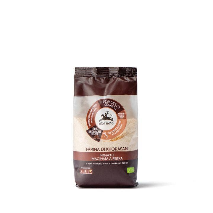 Alce Nero Harina Integral Khorasan Trigo Molido Piedra 500g-2