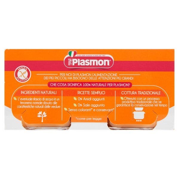 Plasmón Homogeneizado Zanahorias Patatas Calabacín 4x80g 4 Meses +-3