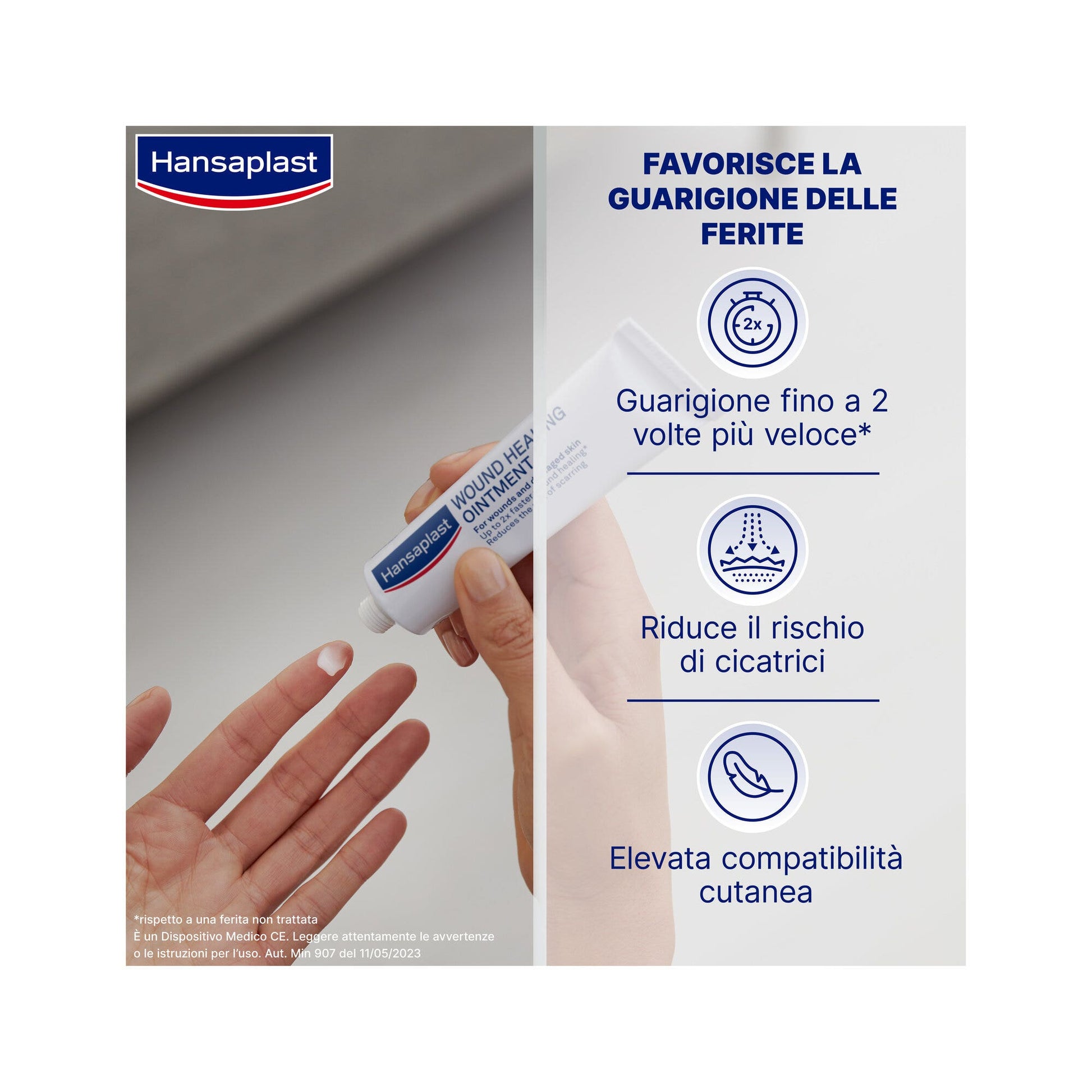 Hansaplast Pomada Cicatrizante 20g-2