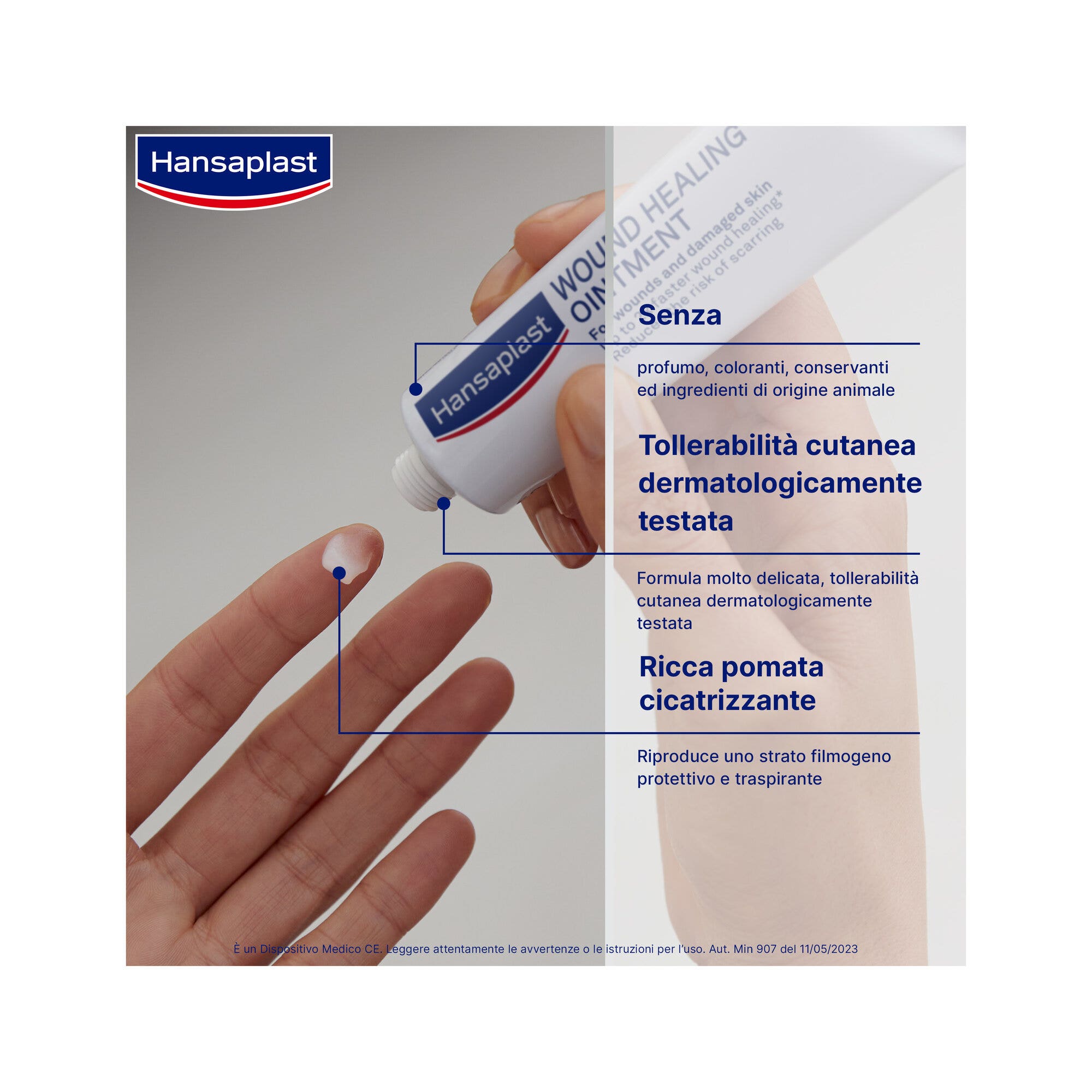 Hansaplast Pomada Cicatrizante 20g-3