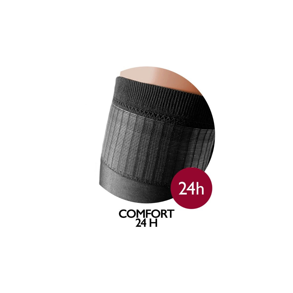 Solidea Miss Relax 140 Negro Cita Medias hasta la rodilla Talla 2M-2