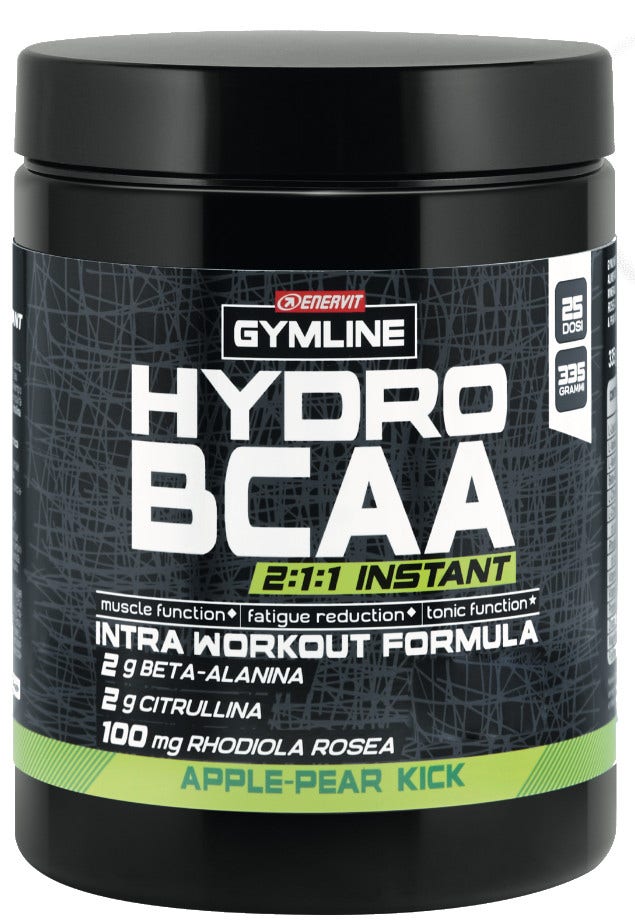 Enervit Gymline Muscle Hydro BCAA Instant Manzana Pera 335g-0